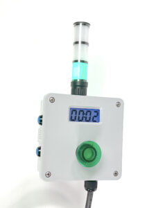 Waterproof timer with stack LED