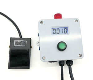 Foot switch activated timer