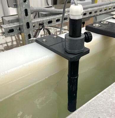 Level sensor on a tank