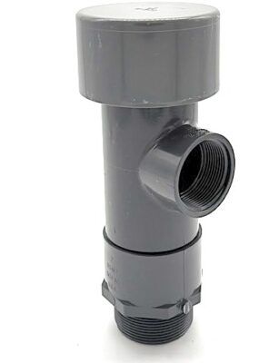 Vent cap with outlet