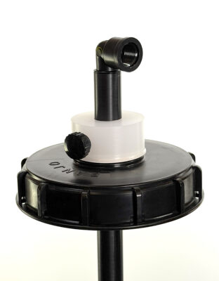 Suction pipe for IBC